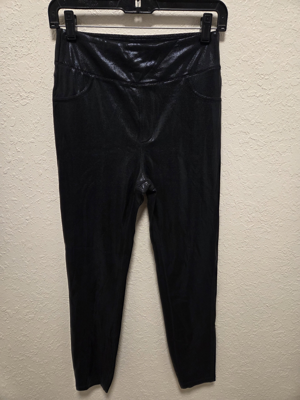 Halara Black Shimmery High-Waist Leggings
